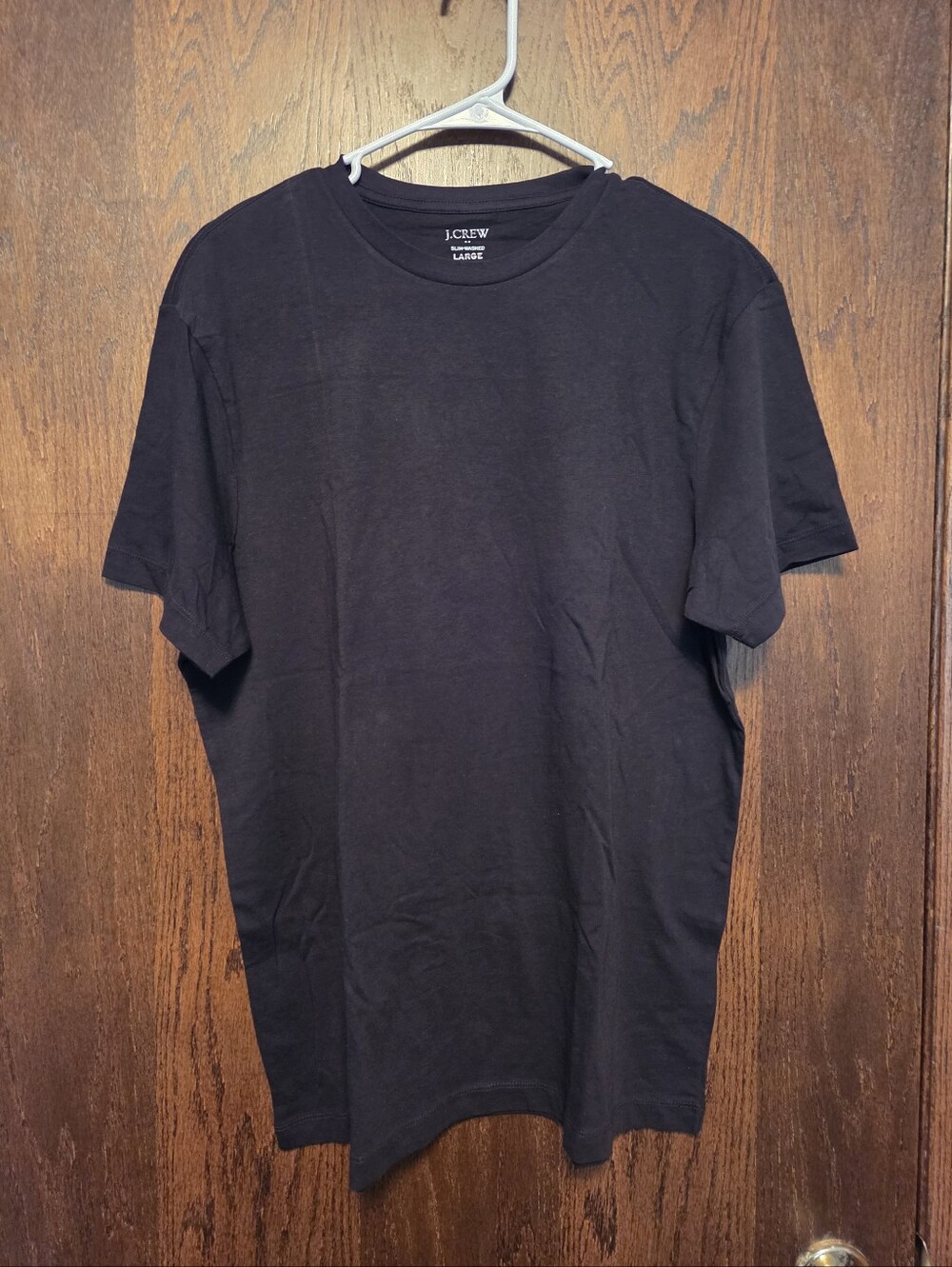 J. Crew Black Slim Washed Short-Sleeve Crew Neck T-Shirt